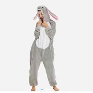 Grey Bunny Onesie